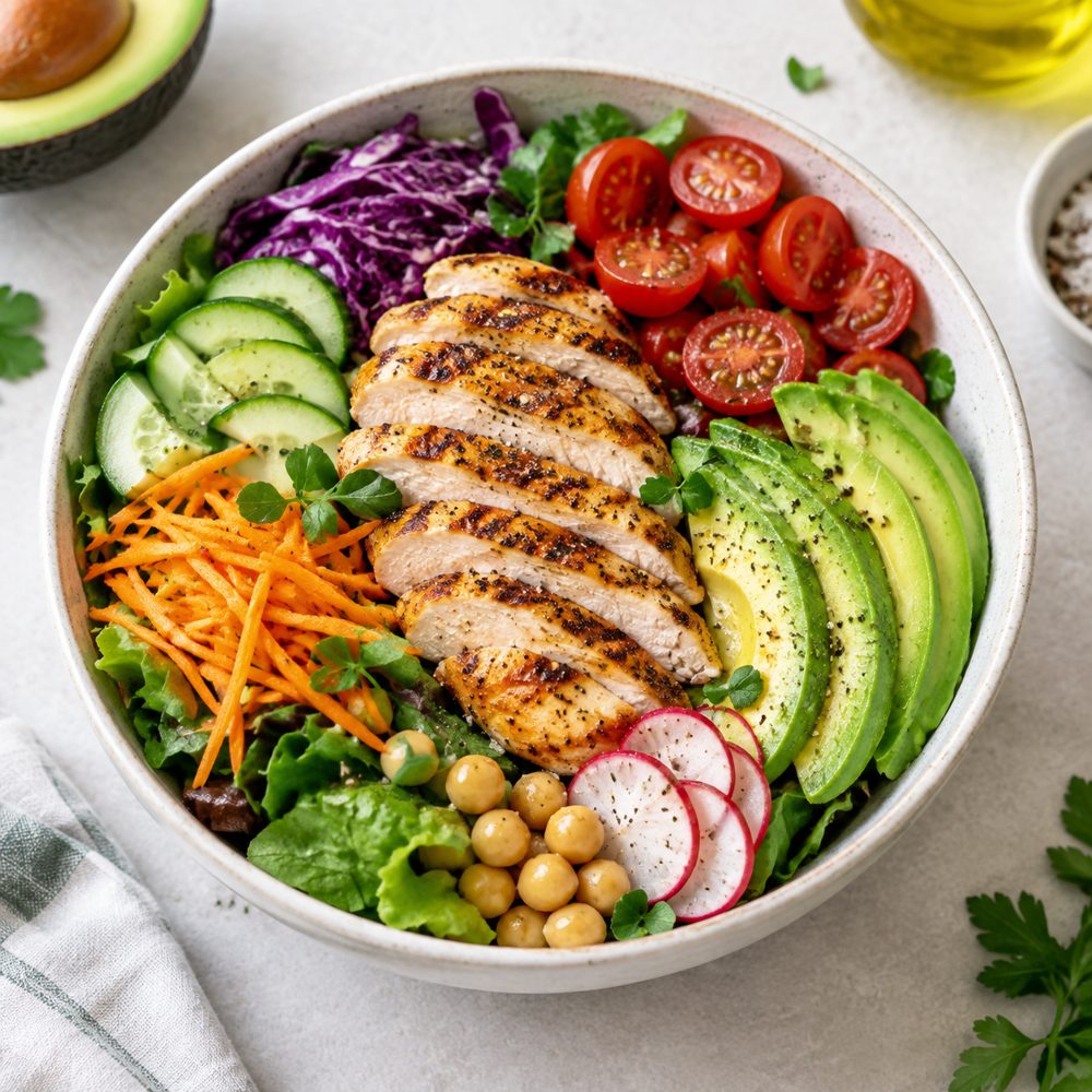 Illustrative bowls food photograph